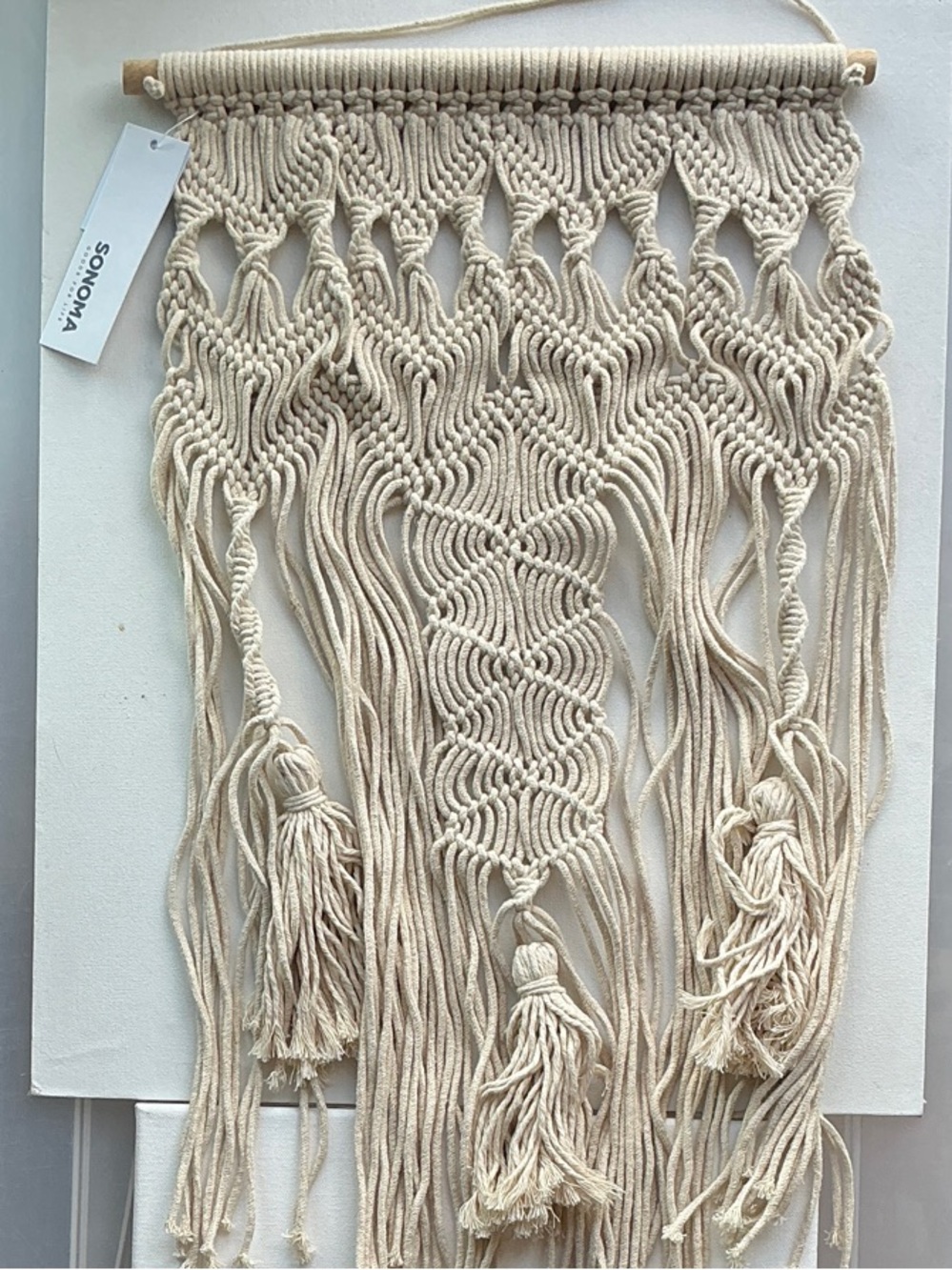 Cream Macramé Wall Hanging Bundle